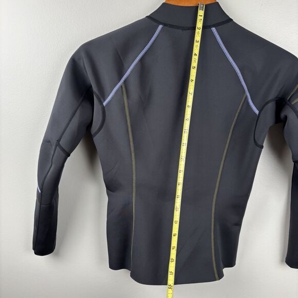 PrAna Women long Sleeve Wet Jacket Suit Black Shortie Neoprene Sz Medium ZIP Up - Picture 9 of 12